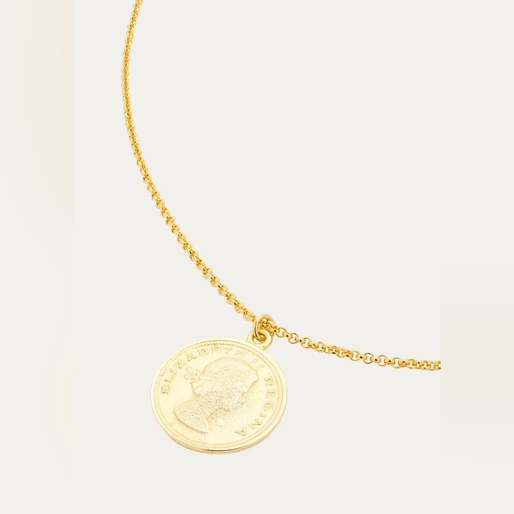 Ben-Amun Coin Pendant Necklace- New